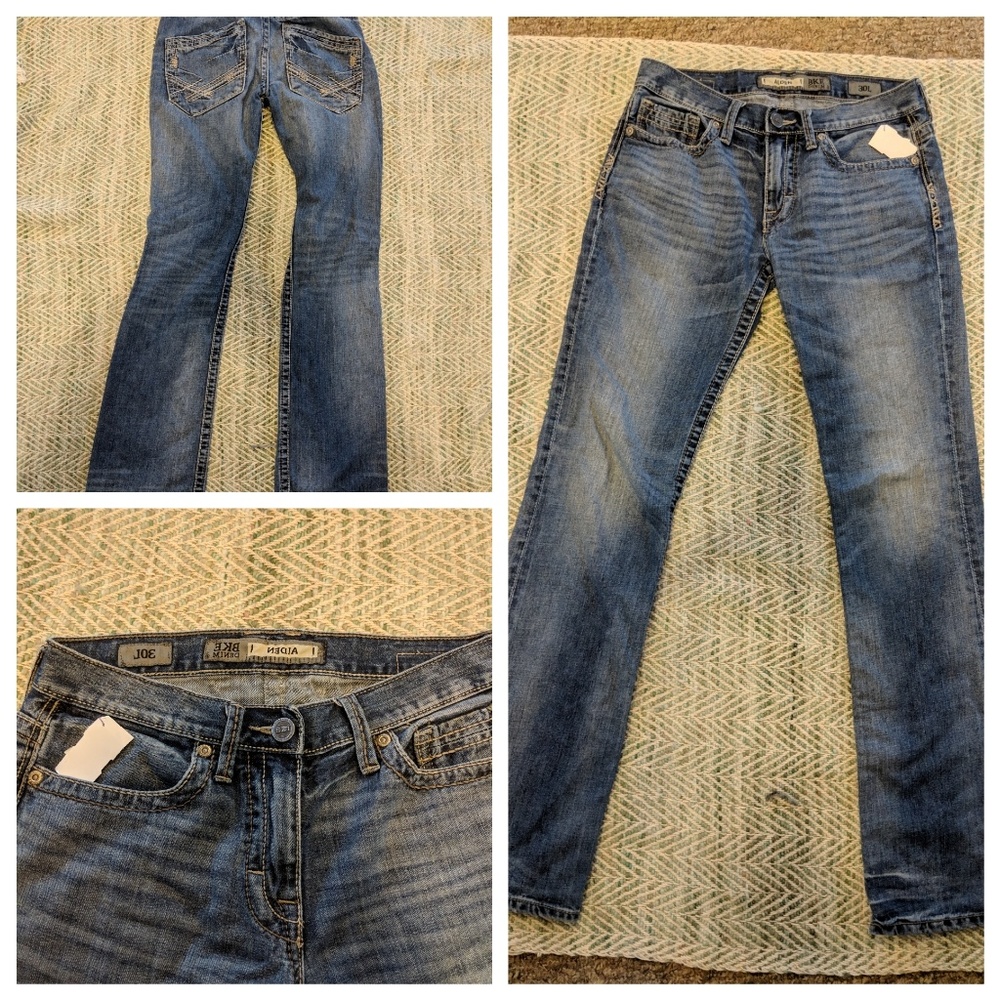 BKE Aiden jeans. 30L.